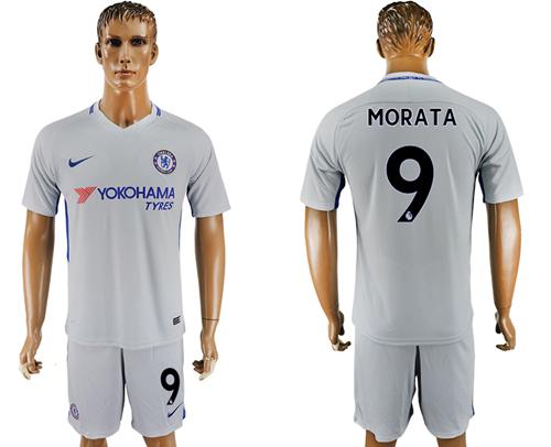 Chelsea #9 Morata Sec Away Soccer Club Jersey